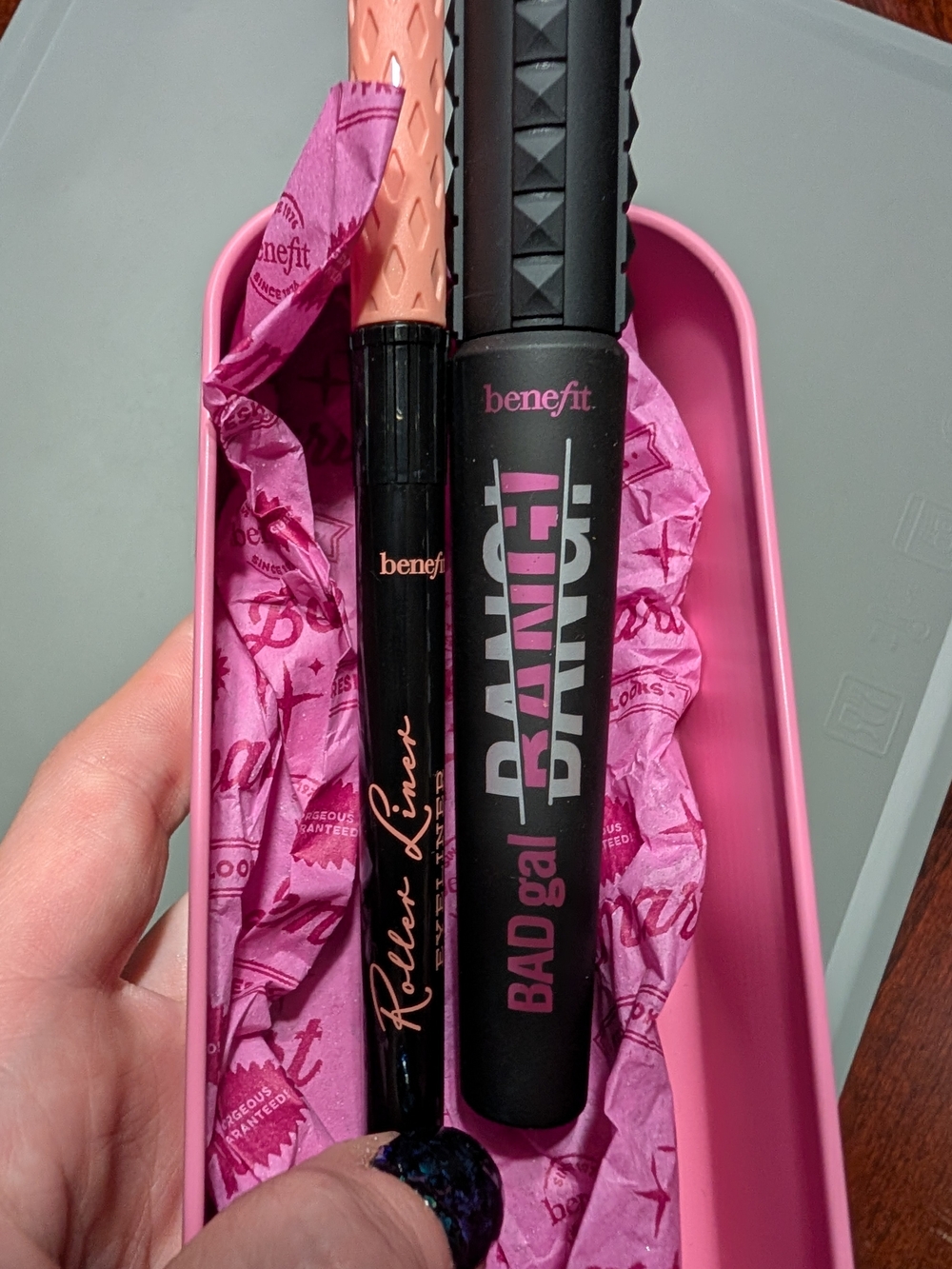 Benefit BadGal Bang Mascara & Roller Liner Set - Pink/Black